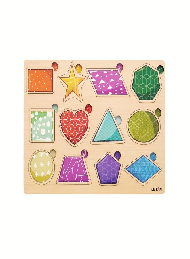 Lefan Shape and Color Puzzle: Engaging Educational Toy for Kids - Promotes Creativity and Cognitive Development Puzzle - Image 1